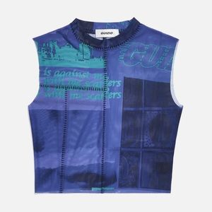 Guizio Print Mesh Set Top